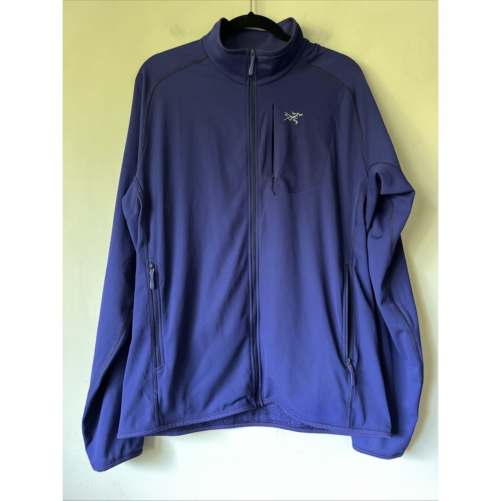 Arc'teryx Men's Size Large L Delta Jacket Full Zip Bluish Purple Lightweight